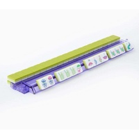 Jeu de tuiles de mahjong américain vert et blanc, mahjong en mélamine avec motif singe Joker, kit de jeu complet avec supports en acrylique transparent