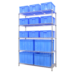 Giá để đồ bằng kim loại 5 tầng NSF có thể điều chỉnh, kệ để đồ nhà bếp, phòng tắm, phòng giặt, tủ đựng đồ, kệ trưng bày bằng lưới - Product Image 5