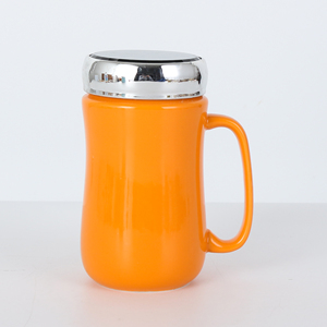 Custom New Bone China Ceramic Travel Coffee Mug with Cover Tea <b>Cups</b> & <b>Saucers</b> Water <b>Cup</b> with Lid - Product Image 4