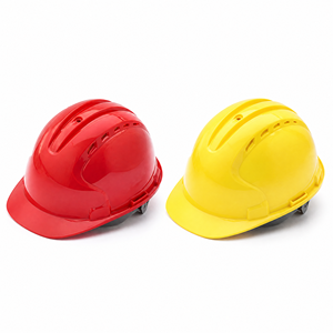 Casque de sécurité pour chantier conforme aux normes nationales - Respirant, léger, résistant aux chocs, conception épaissie pour la construction - Product Image 1