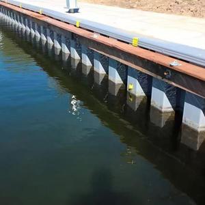 Palier de tôle d'acier de haute qualité Vinyle PVC Z Palier léger Gérer les canaux de la rivière Dalle de canal en PVC - Product Image 5