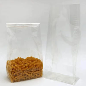 Pochette de support en <span class=keywords><strong>cellophane</strong></span> écologique personnalisée fond carré BOPP pour <span class=keywords><strong>confiserie</strong></span> sacs de nourriture de chaleur - Product Image 5