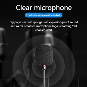 Casque filaire professionnel avec prise jack <span class=keywords><strong>3</strong></span>,5 mm, microphone à réduction de bruit active, étanche IPX-<span class=keywords><strong>3</strong></span>, son Hi-Fi pour étudiants - Product Image 2