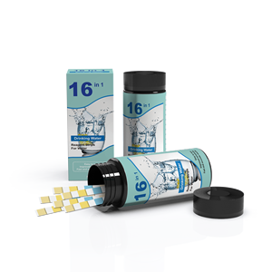 Bandelettes d'<span class=keywords><strong>analyse</strong></span> d'<span class=keywords><strong>eau</strong></span> potable OEM, pour robinet domestique et puits, bandelettes de test d'<span class=keywords><strong>eau</strong></span> 16-en-1 W-16 - Product Image 3