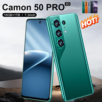 Nouveau Camon 50 Pro Original 2026 16 Go 1 To Android 15 Viral Snapdragon 8 Gen 4 78MP 108MP Écran HD 7,3 Pouces 8000 mAh 5G LTE Multilingue
