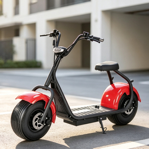 สกู๊ตเตอร์มอเตอร์ไซค์ 1500w สำหรับผู้ใหญ่/สีแดงทันสมัยสำหรับการเดินทางในเมือง พร้อมโครงสร้างแข็งแรงสำหรับการเดินทางระยะไกล รุ่น Bm-mt17-3 มอเตอร์กำลัง 1500w - Product Image 3