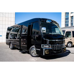 Toyota Coaster 12 Seater Exec Shuttle | Intérieur de luxe rouge <span class=keywords><strong>bordeaux</strong></span> | Corp Hospitality & Biz Solutions personnalisées - Product Image 2