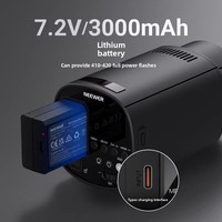 Nouvelle lampe flash externe Q120 à batterie lithium pour appareils photo reflex numériques, synchronisation TTL haute vitesse, éclairage photographique portable, lumière d'appoint extérieure