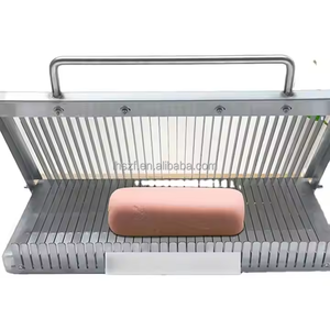 다기능 수동 슬라이서, 손으로 누르는 두꺼운 스테인리스 스틸 이중 칼날, 날카로운 고기/채소/조리된 음식 슬라이서 - Product Image 2