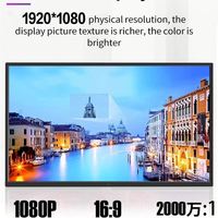 Moniteur de jeu incurvé ZhengFeng 23,8 pouces à écran tactile LCD LED, avec haut-parleur USB intégré, extension d'ordinateur portable, série professionnelle