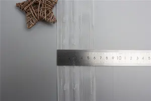 6cm kaliteli perde aksesuarları şeffaf amerikan özel kalem pleats ev aksesuarları dekorasyon