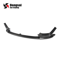 Lèvre avant en fibre de carbone préimprégnée style MP avec kit de séparateurs inférieurs pour BMW M3 F80 M4 F82 F83 2014-2020