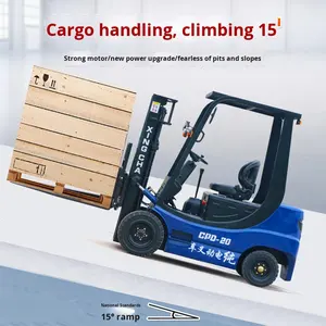 אנרגיה חדש ג 'ונצ' י XC-10 מלגזה חשמלי 2 טון קטן באופן אוטומטי מלא סוללה ליתיום הידראולי להרים האחיזה משאית ארבעה גלגל - Product Image 4