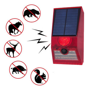 Lampe d'alarme solaire multifonctionnelle avec télécommande, sirène d'alarme <span class=keywords><strong>de</strong></span> sécurité, <span class=keywords><strong>détecteur</strong></span> <span class=keywords><strong>de</strong></span> <span class=keywords><strong>mouvement</strong></span> PIR, <span class=keywords><strong>détecteur</strong></span> <span class=keywords><strong>de</strong></span> <span class=keywords><strong>mouvement</strong></span>, <span class=keywords><strong>applique</strong></span> <span class=keywords><strong>murale</strong></span> pour la maison, la cour, l'<span class=keywords><strong>extérieur</strong></span> - Product Image 4