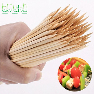 Tre tự nhiên xiên cho hố lửa, cho mở hố lửa nướng thịt nướng Hot Dog cắm trại nướng - Product Image 1