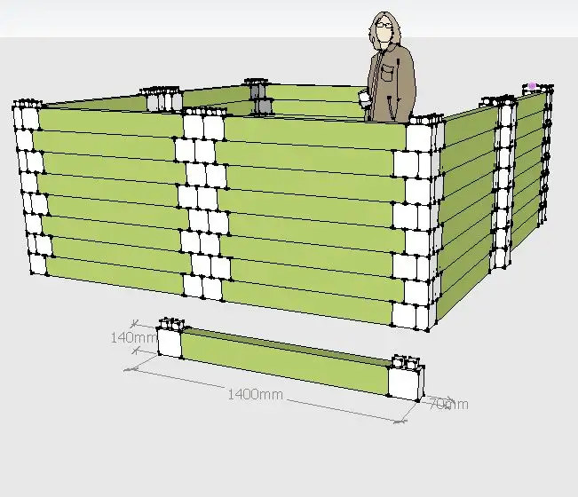 Panel Blok Modular untuk Partisi Drywall Restoran Dinding Rumah Dekorasi Dinding Taman Bermain Diy Pembagi Ruangan