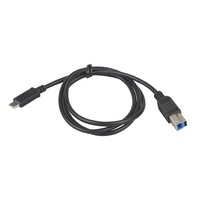 Cable de impresora 2M USB tipo C 3,1 a 3,0 B BM Compatible con estación de acoplamiento Escáner de controladores Duros Externos