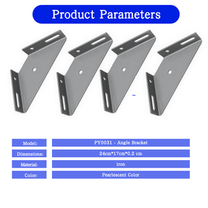 Cadre de lit triangulaire à Angle droit en <span class=keywords><strong>fer</strong></span> accessoire épaississement Code d'angle fixe meubles prévention de la rouille <span class=keywords><strong>salon</strong></span> extérieur - Product Image 5