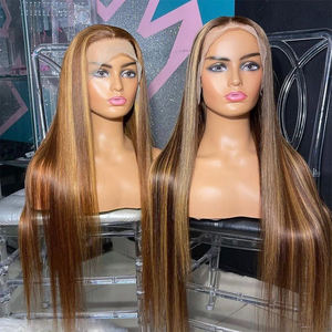 Pelucas de cabello humano prearrancadas con encaje completo para mujeres negras, pelucas frontales de encaje de cabello humano brasileño tissage trenzado 360 HD, pelucas frontales de encaje - Product Image 2