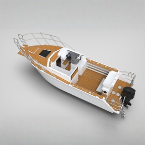 <span class=keywords><strong>Barco</strong></span> de Pesca Deportivo Australiano de <span class=keywords><strong>8m</strong></span> con Cabina, Techo Rígido Extendido, de Alta Velocidad, de Aluminio Soldado, para Alta Mar, con Certificación CE y 5 Años de Garantía - Product Image 4