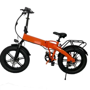 高品质液晶显示器Ebike带踏板定制颜色48v快速充电折叠电动自行车