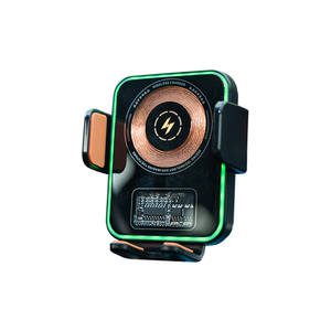 Supporto Auto per Ricarica Wireless 15W Anti-Smarrimento <span class=keywords><strong>3</strong></span> in 1 con Funzione 'Trova il Mio' Compatibile con Caricabatterie Wireless per Auto e Tag 'Trova il Mio' - Product Image 1