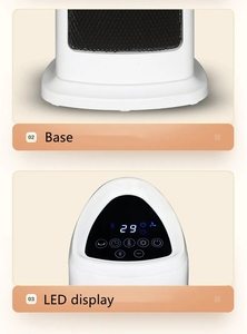 Giá Để Sàn Bằng Gốm 2000W Thiết Bị Sưởi Ấm <span class=keywords><strong>PTC</strong></span> Điện OEM Bảo Vệ Nhiệt Nhanh Chóng An Toàn Với ETL,GS,ROHS - Product Image 5