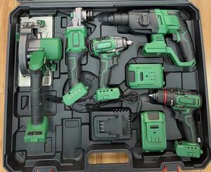 21V không dây khoan pin kết hợp bộ công cụ điện Giảm giá Lớn 4 bộ hộp công cụ - Product Image 5