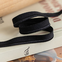 Bande élastique textile en spandex brillante pour la confection de vêtements, sous-vêtements, la décoration, les accessoires DIY, les sacs et les chaussures