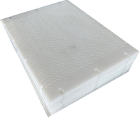 Plaque de découpe UHMWPE à trous ronds pour machine textile Jacquard, antistatique, taille et épaisseur personnalisables