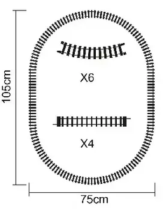 ITTL Nouveau <span class=keywords><strong>Nice</strong></span> Noël À Piles De Noël Classique Chemin De Fer Électrique <span class=keywords><strong>Train</strong></span> Piste Jouets - Product Image 4