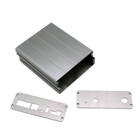 Casing Aluminium Profil Anodized Brushed, Alloy 6063, Housing Aluminium Ekstrusi, Finishing Brushed Custom, Casing Elektronik