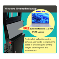 Máquina de Decoración de Paredes con Inyección de Tinta UV con Ruedas LC-A2, Portátil y Ligera para Impresora de Tarjetas, Compatible con I3200/i1600/DX7/XP600