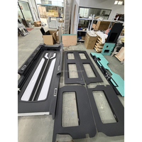 Kit de panneaux intérieurs OEM Mercedes Sprinter W907, style Maybach, matelassé en losanges turquoise, plafond éclairé bleu personnalisé