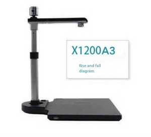 กล้องถ่ายบัตรประชาชน X1200A3R พร้อมจอภาพเซลฟี่ในตัว X1200A3R ความละเอียดระดับเมกะพิกเซล A3 ความคมชัดสูง ความเร็วสูง สำหรับมืออาชีพ ใช้ในสำนักงาน ตัวเครื่องทำจากพลาสติก - Product Image 4