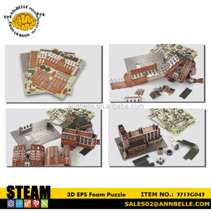 Quebra-Cabeça 3D Modelo de Arquitetura Famosa Quebra-Cabeça CATEDRAL DE SÃO MÁRTIUS (POLÔNIA) - Product Image 5