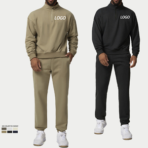 Guarantee Service Custom Plain Heather <strong>Grey</strong> <strong>Sweatshirt</strong> 50/50 Cotton Polyester Crewneck Unisex Pullover Sportswear - Product Image 2