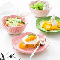 Benutzer definierte Osterhasen Candy Dish Hand malerei Dolomite Rabbit Dish Keramik Osterhasen Cookie Plate