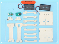 Kits de bricolage de lignes Laser à infrarouge, 2 pièces, Module d'alarme Anti-vol, bricolage, expérimentation scientifique, matériel de Production électronique, Kit de tige