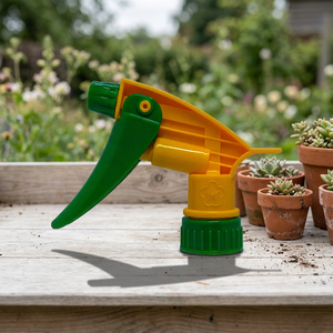 Boquilla pulverizadora de plástico resistente de grado comercial superior con tapa para limpieza de botellas de productos químicos, bombas, contenedores y dispensadores. - Product Image 3