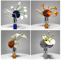 Gobelet à brosse à dents et à bain de bouche en verre cristal de haute qualité, design Mubai Nordique, écologique, origine Chine, pour couple