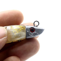Leurre souple de haute qualité avec tête plombée, appât souple à queue en T, 10cm 15.5g, 13cm 26g, leurre de pêche souple avec hameçon à ardillon