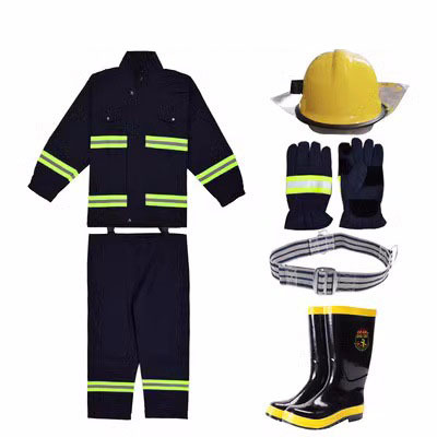 Ensemble de tenue de pompier standard (casque standard + bottes 97)