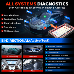 CRP919E Sistema Completo de Diagnóstico Automotriz Activo CANFD/DIOP 29+ con Función de Reinicio de Códigos - Product Image 3