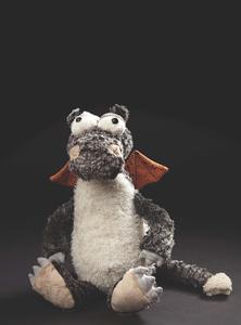 Lindo Peluche de Dragón - Muñeco de Dragón Gris Suave y Esponjoso para Niños, Regalo, Decoración del Hogar - Product Image 2