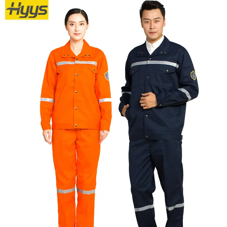 100% cotton work clothing Flame retardant and Anti-static Worker Uniform Unisex Work Clothes