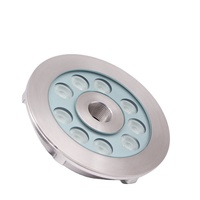 Luz LED para Fuentes de Acero Inoxidable 316, Diámetro 149mm, DC24V 36W, IP68 Impermeable, Luz Subacuática de Alta Potencia para Estanques
