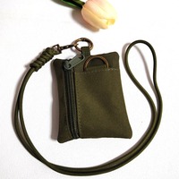 Nouveau extérieur tactique Mini multifonctionnel sport portefeuille fermeture éclair carte Document sac avec casque porte-monnaie caractéristiques