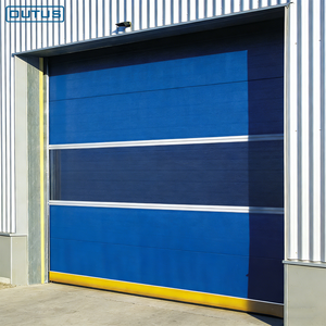<span class=keywords><strong>Porte</strong></span> à enroulement automatique à grande vitesse OUTUS, en tissu PVC, <span class=keywords><strong>porte</strong></span> industrielle à action rapide pour entrepôt, entrée d'usine - Product Image 1