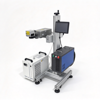 Machine de marquage laser UV JPT 20W personnalisée pour l'impression en ligne à haute vitesse de la date de production, du numéro de lot et du numéro de série sur les bouchons de bouteilles